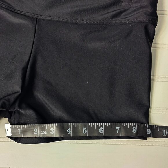 Women's Blue Layered Multicolor Striped Boy Short Racerback Tankini Set Size S - Picture 14 of 14